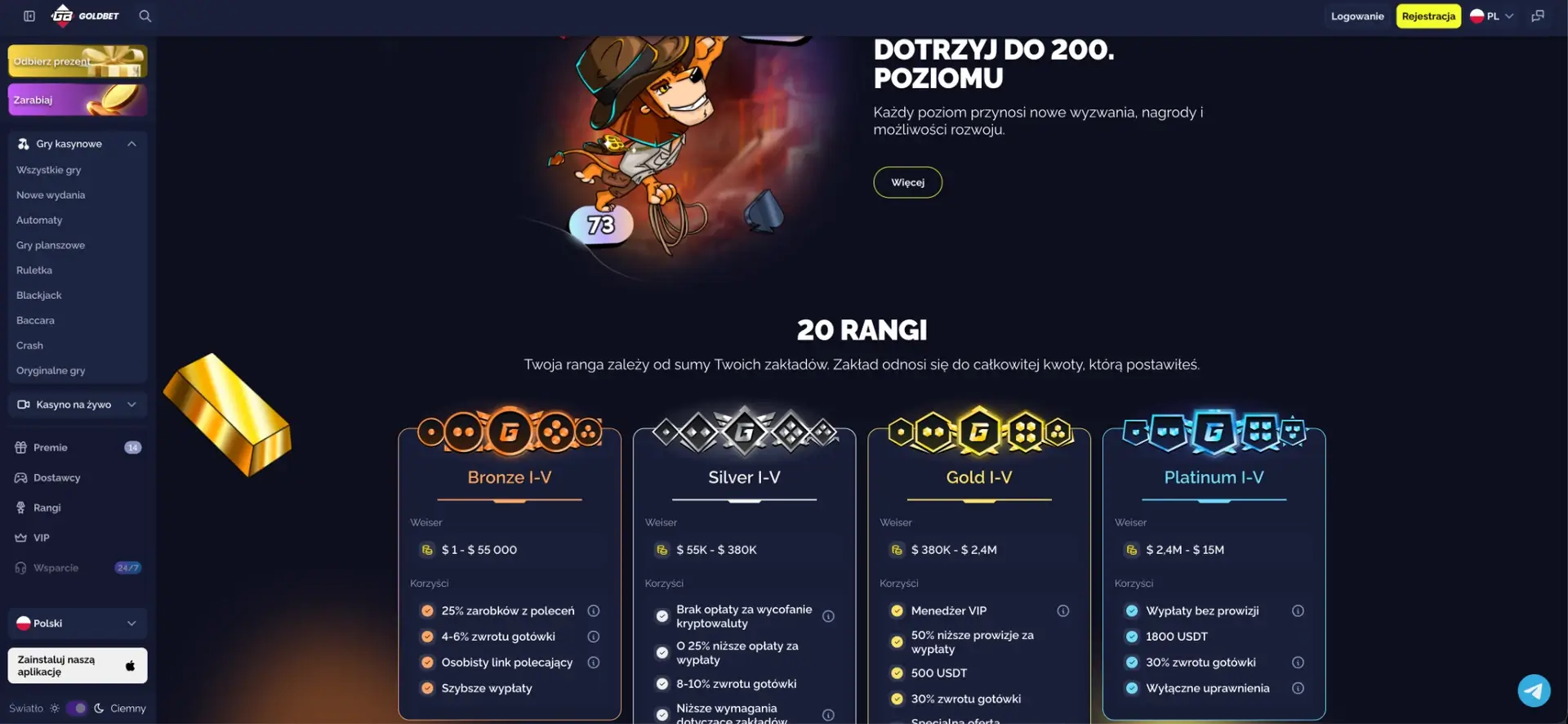 Goldbet Casino Opinie